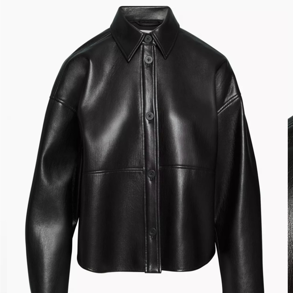 Aritiza Leather Shacket !!! NWOT